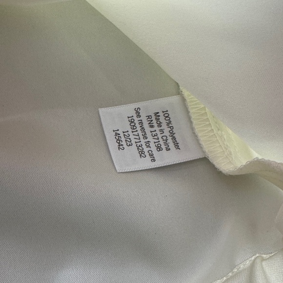 Intempo Cream Blouse with Black & Pink Graphic Trim NEW XXL - Picture 9 of 11